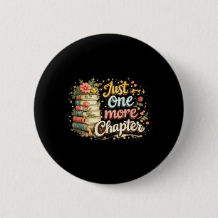 Nur noch ein Kapitel Buchlesender Blumenlehrer Button