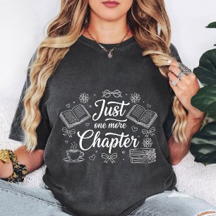 Nur noch ein Kapitel Buchliebhaber Kaffee Lesesign T-Shirt