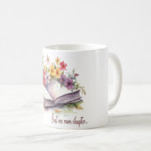 Nur noch ein Kapitel - Buchliebhaber Kaffeetasse (VorderseiteRechts)