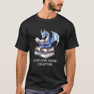 Nur noch ein Kapitel Buchwurm Drache Leseliebhaber T-Shirt