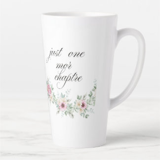 Nur noch ein Kapitel Coffee Bücher Florales Design Milchtasse