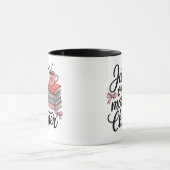 Nur noch ein Kapitel – Cozy Bookworm Design Tasse (Zentrum)