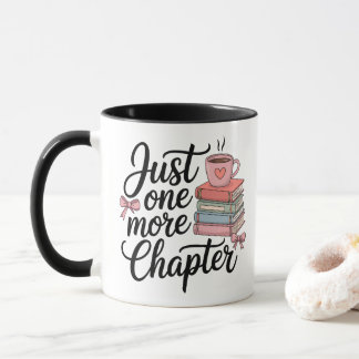 Nur noch ein Kapitel – Cozy Bookworm Design Tasse