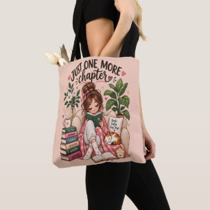 Nur noch ein Kapitel – Cozy Buchliebhaber  Tasche