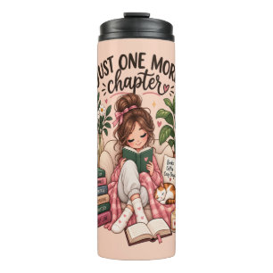Nur noch ein Kapitel – Cozy Buchliebhaber Thermosbecher
