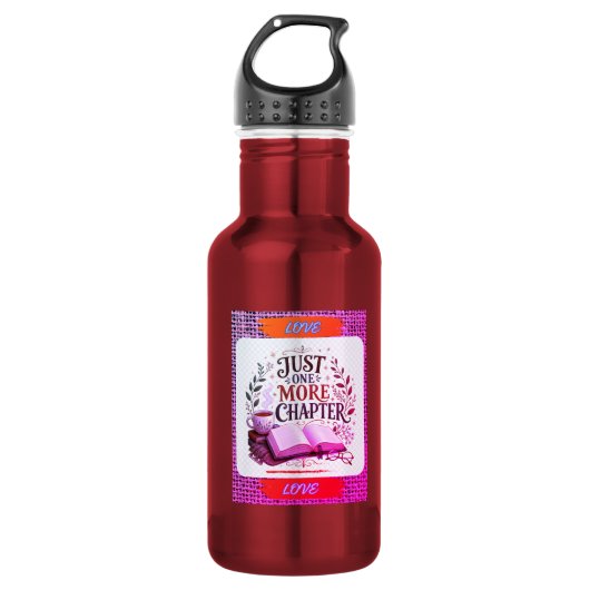 nur noch ein Kapitel Edelstahlflasche (Vorderseite)