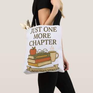 Nur noch ein Kapitel – Editierbares Design für Büc Tasche