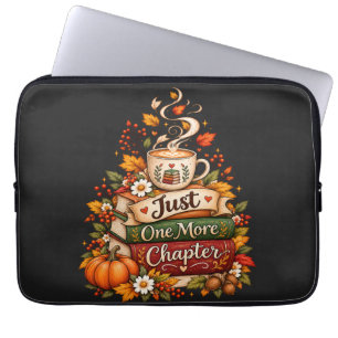 Nur noch ein Kapitel - Gemütlicher Herbst-Buchlieb Laptopschutzhülle