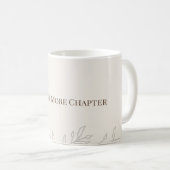 Nur noch ein Kapitel - gemütlicher Lesebechcher Kaffeetasse (VorderseiteRechts)