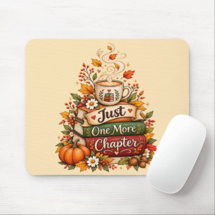 Nur noch ein Kapitel - Herbst-Buchliebhaber-Planer Mousepad