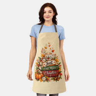 Nur noch ein Kapitel - Herbst-Buchliebhaber-Planer Schürze