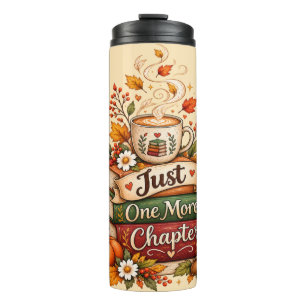 Nur noch ein Kapitel - Herbst-Buchliebhaber-Planer Thermosbecher