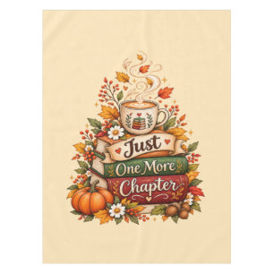 Nur noch ein Kapitel - Herbst-Buchliebhaber-Planer Tischdecke