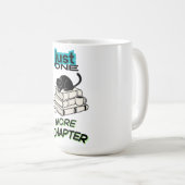 Nur noch ein Kapitel Katze Kaffeetasse (VorderseiteRechts)