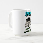 Nur noch ein Kapitel Katze Kaffeetasse (Vorderseite Links)