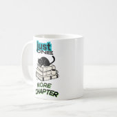 Nur noch ein Kapitel Katze Kaffeetasse (Vorderseite Links)