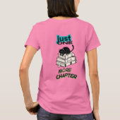 Nur noch ein Kapitel Katze T-Shirt (Rückseite)