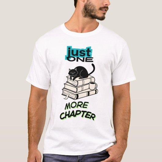 Nur noch ein Kapitel Katze T-Shirt (Vorderseite)