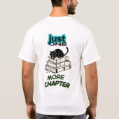 Nur noch ein Kapitel Katze T-Shirt (Rückseite)