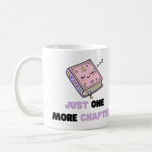 Nur noch ein Kapitel Lustiges Schlaf Buch Vektor Kaffeetasse