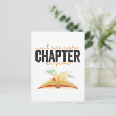 Nur noch ein Kapitel oder fünf lustige Buchliebhab Einladungspostkarte (Stehend Vorderseite)