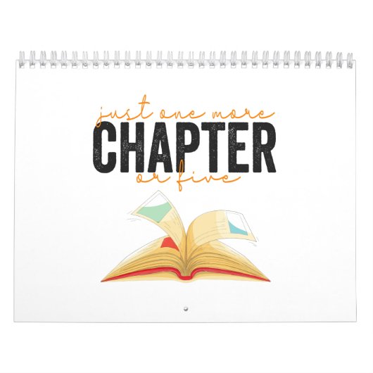 Nur noch ein Kapitel oder fünf lustige Buchliebhab Kalender (Titelbild)