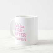 Nur noch ein Kapitel Pink Bookworm Kaffeetasse (Vorderseite Links)