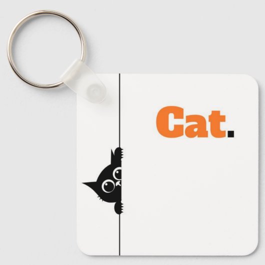Nur Noch Ein Katzen Schlüsselanhänger (Vorderseite)