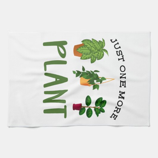 Nur noch ein Pflanzen Garden Kinderzimmer Geschirrtuch (Horizontal)