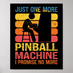 Nur noch ein Pinball Machine Pinball Lovers Pub Poster