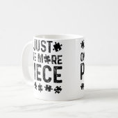 Nur noch ein Puzzleteil Kaffeetasse (Vorderseite Links)