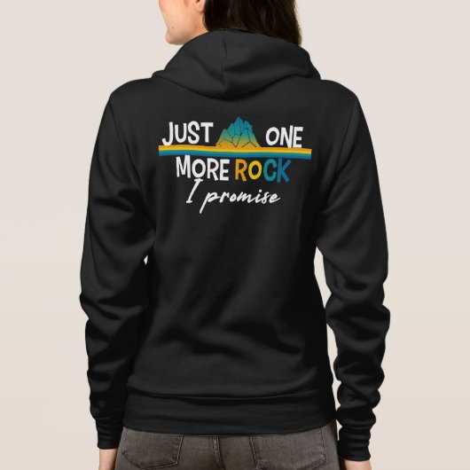 Nur noch ein Rock I Versprechen Geologin Archäolog Hoodie (Rückseite)