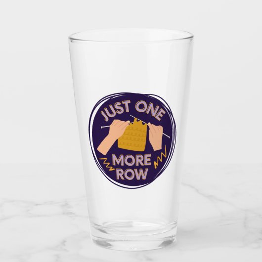 Nur noch ein Row-Glas Glas (Vorderseite)