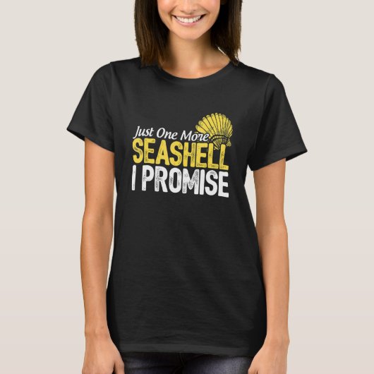 Nur noch ein Seashell verspreche ich Scuba Diver D T-Shirt (Vorderseite)