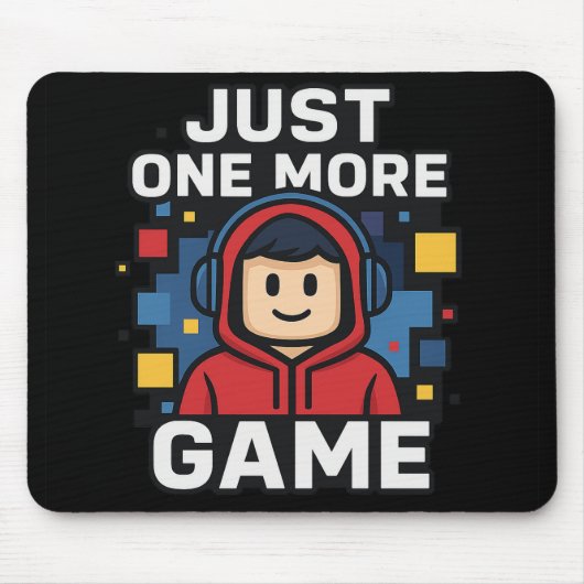 Nur noch ein Spiel Gaming-Mauspad Mousepad (Vorne)