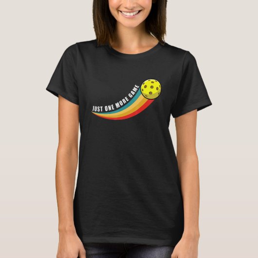 Nur noch ein Spiel Pickleball Pickleball T-Shirt (Vorderseite)