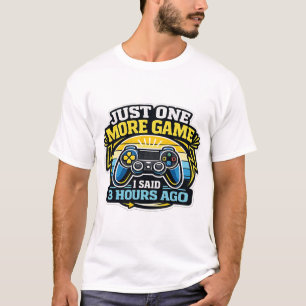 Nur noch ein Spiel Retro Sonnenuntergang T-Shirt
