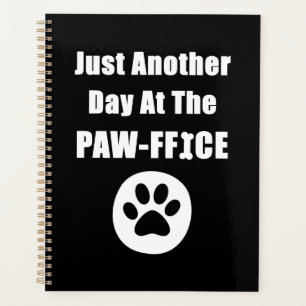 Nur noch ein Tag an der Paw-ffice Niedlichen Dog P Planer