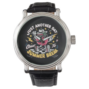 Nur noch ein Tag näher am Sommerferien Lehrer Armbanduhr