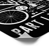 Nur noch ein Teil, ich verspreche es, Fahrrad-Enth Poster (Ecke)