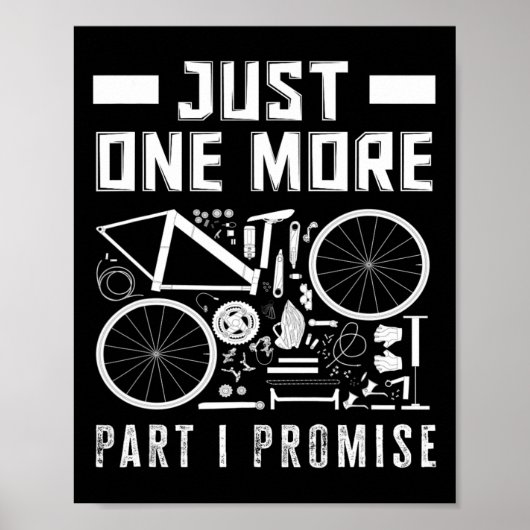Nur noch ein Teil, ich verspreche es, Fahrrad-Enth Poster (Vorne)