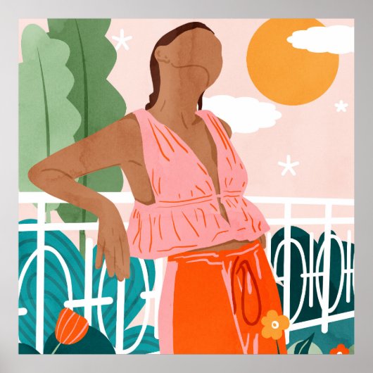 Nur noch ein wärmer Tag Poster (Vorne)