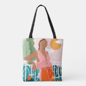 Nur noch ein wärmer Tag Tasche (Rückseite)