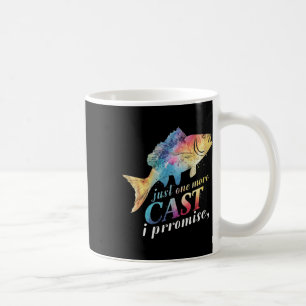 Nur noch ein Wurf, ich verspreche es Angelgeschenk Kaffeetasse