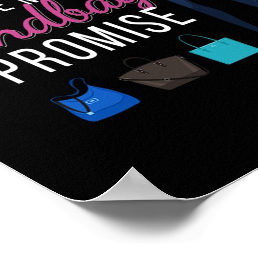 Nur noch eine Handtasche Mode Poster (Ecke)