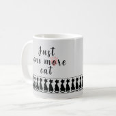 Nur noch eine Katze - Tasse (Vorderseite Links)