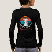 Nur noch eine Katze Tri-Blend Shirt (Rückseite)