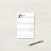 „Nur noch eine“ linierte 3M Post-it® Notizen (Auf Schreibtisch)