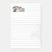 „Nur noch eine“ linierte 3M Post-it® Notizen (Vorderseite)