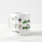 Nur noch eine Pflanze gibt Ideen für Pflanze im La Kaffeetasse (Vorderseite Links)